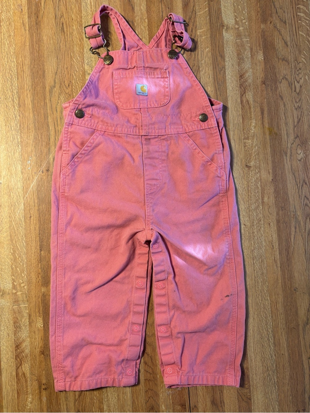Carhartt Toddler Girls Overalls Sz 24M
